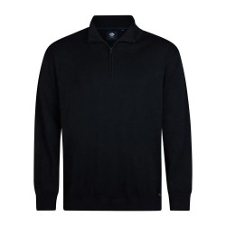 блуза,мъжки,пуловери,petrol,industries,m,3050,kwc2070,half,zip,sweater,black,(deep,black)