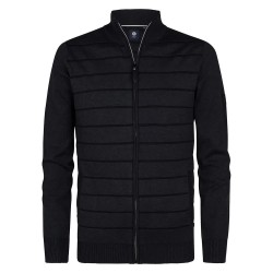 блуза,мъжки,пуловери,petrol,industries,m,3050,kwc229,full,zip,sweater,deep,black,(black)