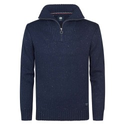 блуза,мъжки,пуловери,petrol,industries,m,3050,kwc258,half,zip,sweater,deep,capri