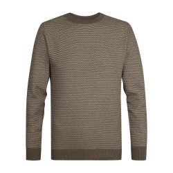 блуза,мъжки,пуловери,petrol,industries,m,3050,kwr209,sweater,mossy,stone,(brown)