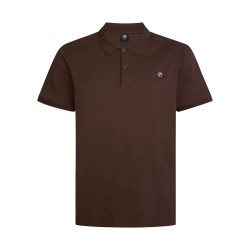 мъжки,блузи,с,яка,petrol,industries,m,3050,pol0020,short,sleeve,polo,mud,(brown)