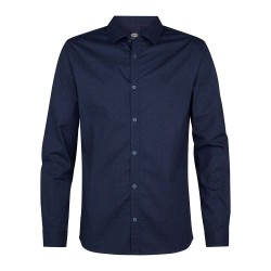 риза,с,дълъг,ръкав,мъжки,ризи,petrol,industries,m,3050,sil410,long,sleeve,shirt,dark,denim,(blue)
