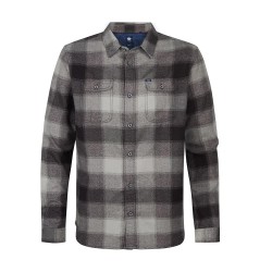 риза,с,дълъг,ръкав,мъжки,ризи,petrol,industries,m,3050,sil417,long,sleeve,shirt,deep,black,(grey)