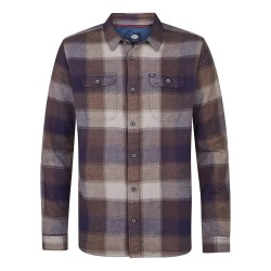 риза,с,дълъг,ръкав,мъжки,ризи,petrol,industries,m,3050,sil417,long,sleeve,shirt,mud,(brown)