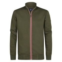 блуза,мъжки,пуловери,petrol,industries,m,3050,swc148,full,zip,sweatshirt,army,green