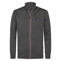 блуза,мъжки,пуловери,petrol,industries,m,3050,swc306,full,zip,sweatshirt,gunmetal,(grey)
