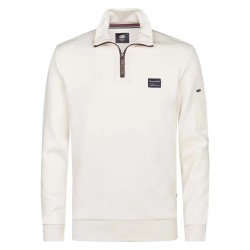 блуза,мъжки,пуловери,petrol,industries,m,3050,swc364,half,zip,sweatshirt,seashell,(beige)