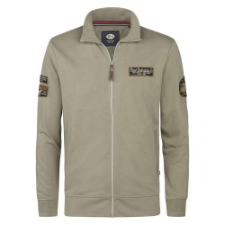 блуза,мъжки,пуловери,petrol,industries,m,3050,swc376,full,zip,sweatshirt,mossy,stone,(green)