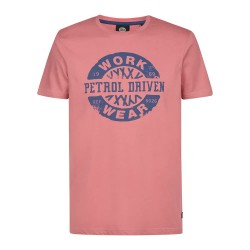 тениска,мъжки,тениски,petrol,industries,m,3050,tsr132,short,sleeve,t,shirt,red,brick,(pink)