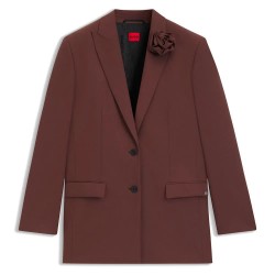 яке,дамски,якета,и,палта,hugo,arosea,10272012,01,jacket,dark,brown,201,(brown)