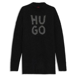 блуза,дамски,пуловери,дамски,плетени,дрехи,hugo,sloguis,10274080,01,sweater,black,001