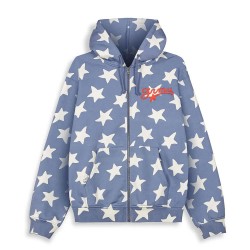 Блуза Grimey Mud´S The Residence Regular full zip sweatshirt - Blue блуза,мъжки,пуловери,grimey,mud´s,the,residence,regular,full,zip,sweatshirt,blue