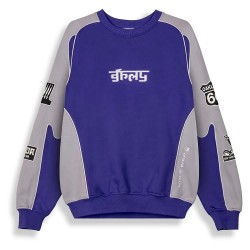блуза,мъжки,пуловери,дамски,пуловери,grimey,race,war,vintage,sweatshirt,blue,(blue)