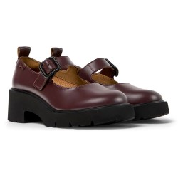 обувки,дамски,обувки,camper,milah,shoes,burgundy