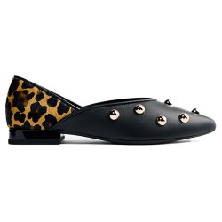 обувки,дамски,обувки,gioseppo,braham,ballet,pumps,black,(leopard)