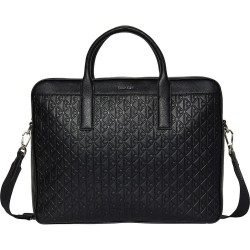 Calvin klein Emblem laptop briefcase - Black (Black) всички,чанти,calvin,klein,emblem,laptop,briefcase,black,(black)