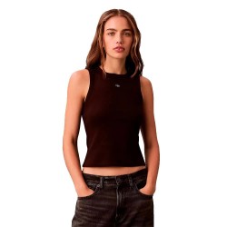 Тениска Calvin klein jeans LV047C201G sleeveless T-shirt - Brown (Mocha Brown) тениска,мъжки,тениски,дамски,тениски,calvin,klein,jeans,lv047c201g,sleeveless,t,shirt,brown,(mocha,brown)