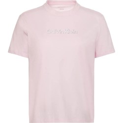 тениска,мъжки,тениски,дамски,тениски,calvin,klein,jeans,lv047e821g,short,sleeve,t,shirt,beige,(pearly,pink)