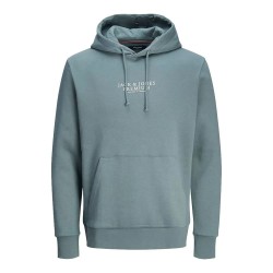 суичър,мъжки,пуловери,jack,&,jones,archie,hoodie,goblin,blue,(blue)