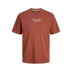 тениска,мъжки,тениски,jack,&,jones,archie,short,sleeve,t,shirt,henna,(brown)