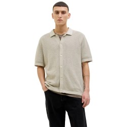мъжки,блузи,с,яка,jack,&,jones,blaarto,knit,polo,ss,ln,short,sleeve,polo,whitecap,gray,detail,melange,(beige)