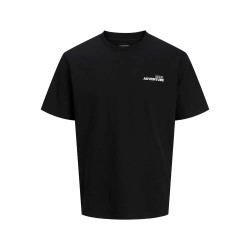 тениска,мъжки,тениски,jack,&,jones,botanic,short,sleeve,t,shirt,black