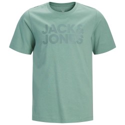 тениска,мъжки,тениски,дамски,тениски,jack,&,jones,corp,logo,mni,short,sleeve,t,shirt,green,(mineral,blue,print,big,tonal)