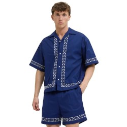 риза,с,къс,ръкав,мъжки,ризи,jack,&,jones,dia,emb,crinkle,resort,short,sleeve,shirt,ocean,cavern,(blue)
