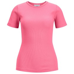 Тениска Jack & jones Frankie Stretch Rib JJXX short sleeve T-shirt - Pink (Morning Glory) тениска,мъжки,тениски,дамски,тениски,jack,&,jones,frankie,stretch,rib,jjxx,short,sleeve,t,shirt,pink,(morning,glory)