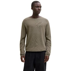 Блуза Jack & jones Hill sweater - Beige / Green (Vetiver) блуза,мъжки,пуловери,дамски,пуловери,jack,&,jones,hill,sweater,beige,green,(vetiver)