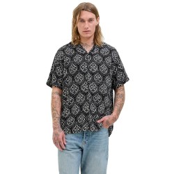 риза,с,къс,ръкав,мъжки,ризи,jack,&,jones,jorhydra,noto,short,sleeve,shirt,black