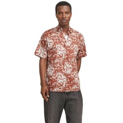риза,с,къс,ръкав,мъжки,ризи,jack,&,jones,joshua,split,aop,short,sleeve,shirt,arabian,spice,(orange)