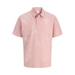 мъжки,блузи,с,яка,jack,&,jones,leon,short,sleeve,polo,adobe,rose,(pink)