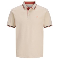 мъжки,блузи,с,яка,jack,&,jones,paulos,short,sleeve,polo,beige,(beach,sand,detail,play)