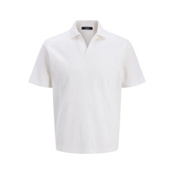 мъжки,блузи,с,яка,jack,&,jones,summer,design,rib,polo,ss,ss25,short,sleeve,polo,cloud,dancer,(white)