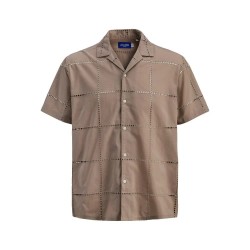 риза,с,къс,ръкав,мъжки,ризи,jack,&,jones,summer,luke,anglaise,resort,short,sleeve,shirt,mocha,meringue,pattern,window,(brown)
