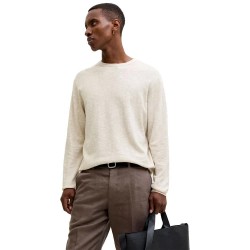 Блуза Jack & jones Summer sweater - Beige (String / Detail WWhite) блуза,мъжки,пуловери,jack,&,jones,summer,sweater,beige,(string,detail,wwhite)