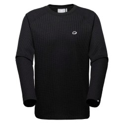тениска,мъжки,тениски,mammut,waffle,long,sleeve,t,shirt,black