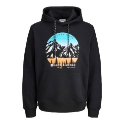 суичър,мъжки,пуловери,jack,&,jones,explorer,hoodie,black,(black)