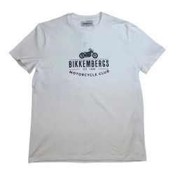 тениска,мъжки,тениски,bikkembergs,bmt1211,short,sleeve,t,shirt,white