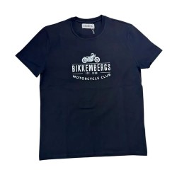 тениска,мъжки,тениски,bikkembergs,bmt1211,short,sleeve,t,shirt,black,(blue)