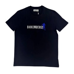 тениска,мъжки,тениски,bikkembergs,bmt1237,short,sleeve,t,shirt,black