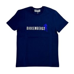 тениска,мъжки,тениски,bikkembergs,bmt1237,short,sleeve,t,shirt,blue,navy,(blue)