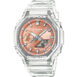 часовник,часовници,casio,ga,2100,watch,white,bronze,(clear)