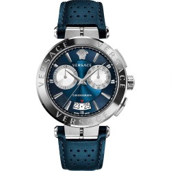часовник,часовници,versace,ve1d02223,watch,blue,metal,blue,silver,grey,(blue)