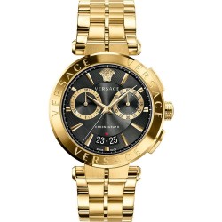 часовник,часовници,versace,ve1d02823,watch,yellow,gold,metal,black,champagne,(golden)