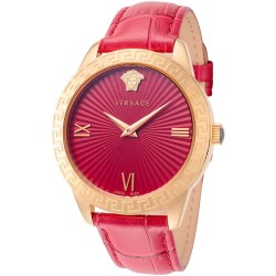 Часовник Versace VEVC00921 woman watch - Pink (Red / Metal Red) часовник,часовници,versace,vevc00921,woman,watch,pink,(red,metal,red)