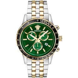 часовник,часовници,versace,vezca0524,watch,silver,grey,yellow,gold,metal,bottle,green,yellow,gold,(golden)