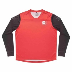 Блуза с дълъг ръкав Fuel motorcycles Endurage long sleeve jersey - Red (Black / Red) блуза,с,дълъг,ръкав,мъжки,тениски,дамски,тениски,fuel,motorcycles,endurage,long,sleeve,jersey,red,(black,red)
