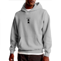 Суичър Replay MMG367.000.23960 hoodie - Grey (Ice Gray) суичър,мъжки,пуловери,replay,mmg367.000.23960,hoodie,grey,(ice,gray)